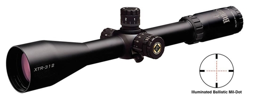Picture of REFURBISHED Burris Xtreme Tactical Scope - 3-12x50mm Illum. Ballistic Mil-Dot Reticle Matte Side PA 201916-R