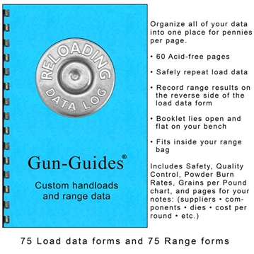 Picture of Gun-Guides RELOADING DATA LOG RELOAD DATA LOG
