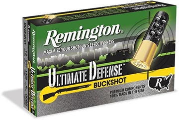 Picture of Remington Ammunition Ultimate Defense Buckshot 12Gauge 2.75" 00Buck Shot 5 Per Box/20 Case 20713