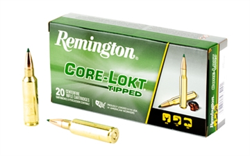 Picture of Remington CORE-LOKT, TIPPED, 300 Winchester Short Magnum, 150 Grain, Polymer Tip, 20 Round Box 29043