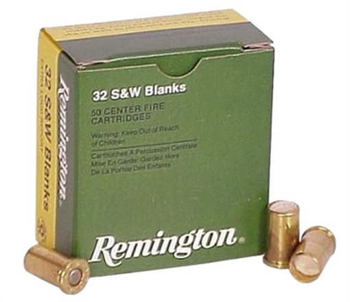 Picture of REM BLANK CARTRIDGE AMO 32 S&W BLANK 50RD (10 BOX CASE) 32BLNK 21434