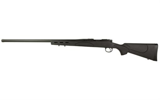 Picture of Remington 700, ADL Varmint, Bolt Action Rifle, 22-250 Remington, 26" Barrel, Threaded, Matte Finish, Black, Timney Impact700 Trigger, Synthetic Stock, 4 Rounds, Right Hand R85426