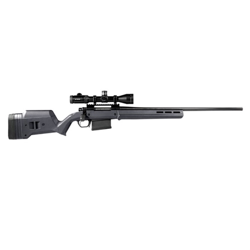 Picture of Magpul MAG483-GRY Hunter 700 Stock Fixed with Aluminum Bedding & Adjustable Comb Stealth Gray Synthetic for Remington 700 LA MAG483GRY