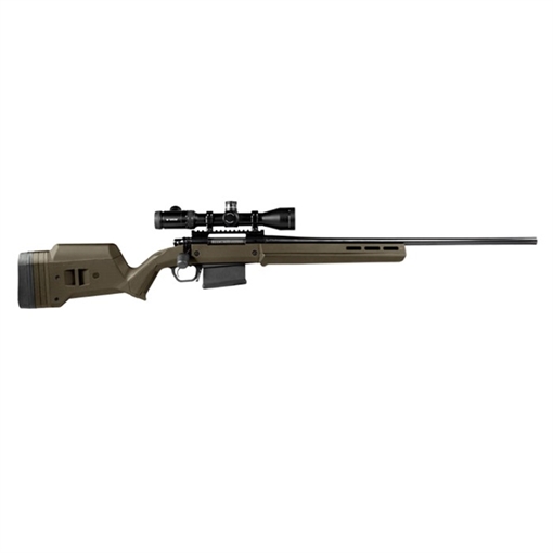 Picture of Magpul MAG483-ODG Hunter 700 Stock Fixed with Aluminum Bedding & Adjustable Comb OD Green Synthetic for Remington 700 LA MAG483ODG