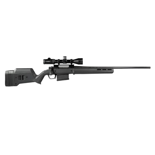 Picture of Magpul MAG483-BLK Hunter 700 Stock Fixed with Aluminum Bedding & Adjustable Comb Black Synthetic for Remington 700 LA MAG483BLK