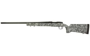 Picture of Remington 700, Long Range, Bolt Action Rifle, 6.5 Creedmoor, 26" Threaded Barrel, Matte Finish, Black, Timney Impact700 Trigger, HS Precision Stock, Grey with Black & White Speckles, 4 Rounds, Right Hand R84170
