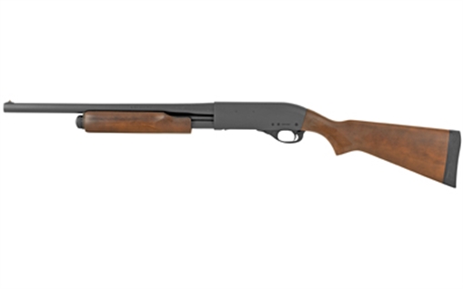 Picture of Remington 870 Tactical, Pump, 12 Gauge, 3" Chamber, 18.5" Barrel, Cylinder Choke, Matte Blued Finish, Black Hardwood Stock, Bead, 5 Rounds, Right Hand R25559 810070683863
