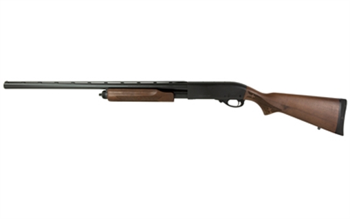 Picture of Remington 870 Fieldmaster, Pump Action, 12 Gauge 3" Chamber, 26" Barrel, Glass Bead Finish, Black, Walnut Stock, Front Bead Sight, 3 Choke Tubes (RemChoke Full, Modified and Improved Cylinder), 4 Rounds R68865