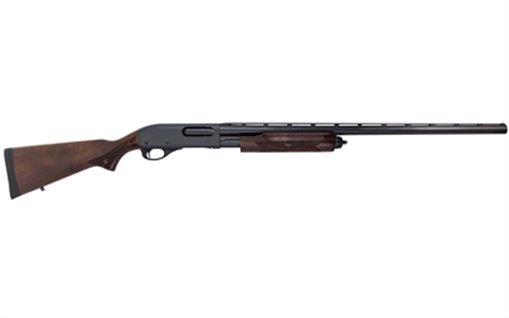 Picture of Remington 870 Fieldmaster, Combo, Pump Action, 20 Gauge, 3" Chamber, 2 Barrels, 1-20" and 1-26" Barrel, Fully Rifled, Glass Bead Finish, Black, Walnut Stock, Front Bead Sights, 3 Choke Tubes (RemChoke Full, Modified and Improved Cylinder), 4 Rounds R68873