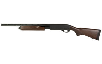 Picture of Remington 870 Fieldmaster Compact, Pump Action, 20 Gauge, 3" Chamber, 18.75" Barrel, Glass Bead Finish, Black, Walnut Stock, Bead Front Sight, 3 Choke Tubes (RemChoke Full, Modified and Improved Cylinder), 4 Rounds R68877