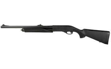 Picture of Remington 870 Fieldmaster, Deer, Pump Action, 12 Gauge, 3" Chamber, 20" Barrel, Fully Rifled, Glass Bead Finish, Black, Synthetic Stock, Rifle Sights, 4 Rounds R68859 810070688592