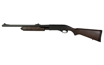 Picture of Remington 870 Fieldmaster, Deer, Pump Action, 12 Gauge, 3" Chamber, 20" Barrel, Fully Rifled, Glass Bead Finish, Black, Walnut Stock, Rifle Sights, 4 Rounds R68866 810070688660
