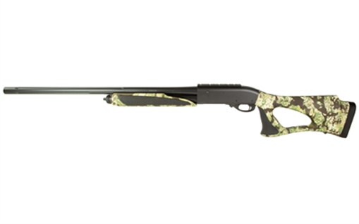 Picture of Remington Firearms (New) 870 SPS SuperSlug 12 Gauge 3" Chamber 4+1 25.50" Fully Rifled Vent Rib, Black Barrel/Rec, Drilled & Tapped, Kryptek Obskura Transitional ShurShot Pistol Grip Furniture R82102