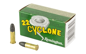 Picture of Remington Ammunition Cyclone Rimfire 22LR 36gr Hollow Point 50 Per Box/100 Case 21222