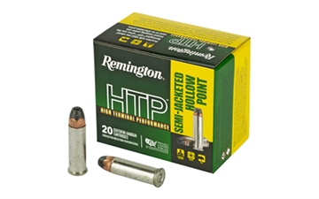 Picture of Remington High Terminal Performance, 38 Special +P, 125 Grain, Semi Jacketed Hollow Point, 20 Round Box 22303 047700496702