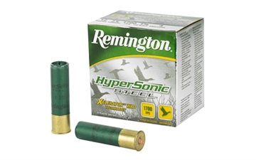 Picture of Remington HyperSonic, 12 Gauge, 3.5", 1.375 oz., Steel, #4, Lead Free, 25 Round Box, California Certified Nonlead Ammunition 26799