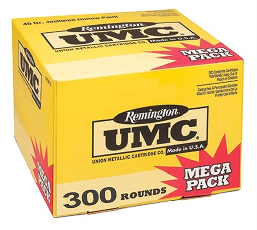 Picture of Remington UMC Range Bucket Handgun Ammunition .40 S&W 180 gr FMJ 990 fps 300/ct 23976