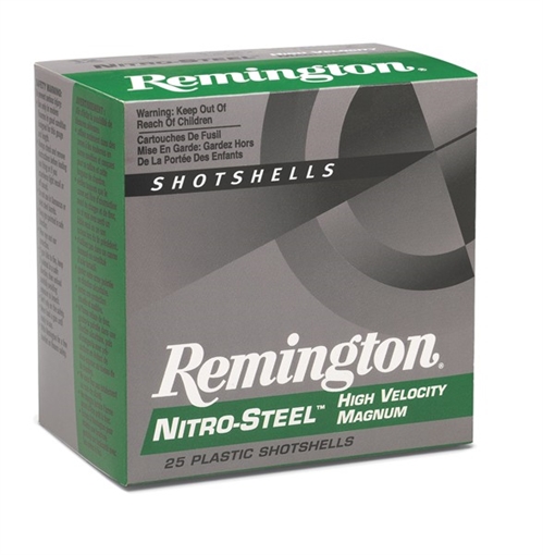 Picture of Remington Ammunition Nitro-Steel High Velocity 12Gauge 2.75" 1 1/4oz 2Shot 25 Per Box/10 Case 20654