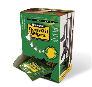 Picture of REMINGTON ACCESSORIES OIL WIPE DISPLAY 100ea 18471-
