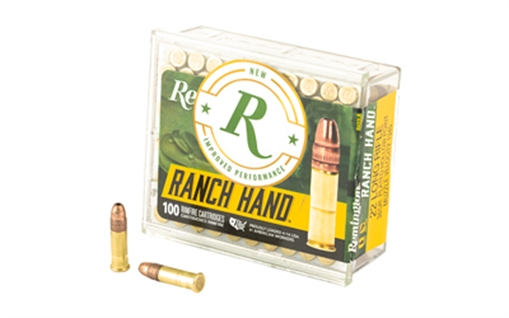 Picture of Remington Ammunition Ranch Hand Rimfire 22LR 38gr Copper Plated Hollow Point 100 Per Box/50 Case R21273