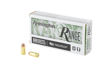 Picture of Remington Range Handgun Ammunition .380 Auto 95gr FMJ 945 fps 50/ct 27775