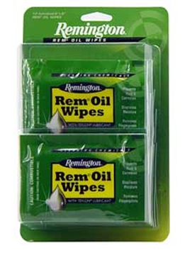 Picture of Remington Accessories Rem Oil Cleans/Lubricates/Protects Single Pack Wipes 12 Per Pack 18411