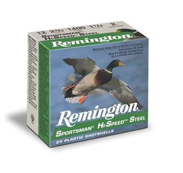 Picture of REMINGTON SPORTSMAN HI-SPEED STEEL LOADS AMO 12GA 3IN 1 1/8OZ #2 1550FPS 25RD (10 BOX CASE) 20977 SSTHV12H2