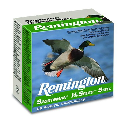 Picture of REMINGTON SPORTSMAN HI-SPEED STEEL LOADS AMO 12GA 3IN 1 1/4OZ #3 1400FPS 25RD (10 BOX CASE) 20795