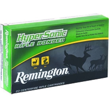 Picture of REMINGTON HYPERSONIC RIFLE AMO 30-06 SPRINGFIELD 180GR PSP 20RD (10 BOX CASE) 29009