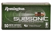 Picture of Remington Ammunition Subsonic Rimfire 22LR 40gr Plated Hollow Point 50 Per Box/100 Case 21135