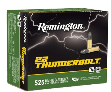 Picture of Remington Ammunition Thunderbolt Bulk 22LR 40gr Lead Round Nose 525 Per Box/12 Case R21271