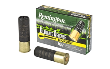 Picture of Remington Ammunition Ultimate Defense Buckshot 12Gauge 3" 4Buck Shot 5 Per Box/20 Case 20639