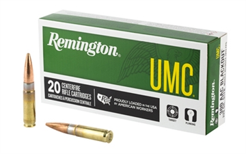 Picture of Remington Ammunition UMC 300Blackout 220gr Open Tip Flat Base 20 Per Box/10 Case 21422