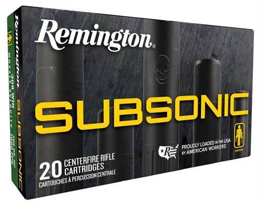 Picture of REMINGTON  S308W1 308 WIN SUBSONIC 190 GR BHP 20 27746