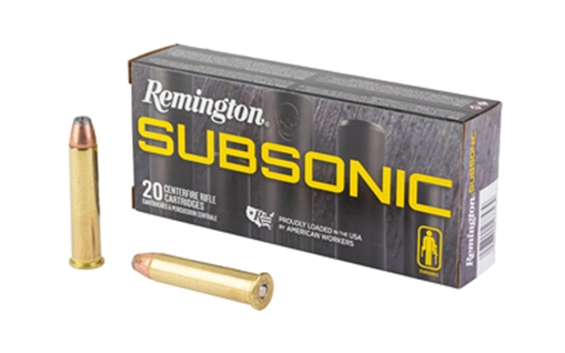 Picture of Remington Subsonic Rifle Ammunition 45-70 Govt 300gr HP 1000 fps 20/ct 27747