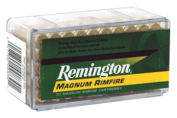Picture of Remington Ammunition Magnum Rimfire 22WMR 40gr Pointed Soft Point 50 Per Box/40 Case 21172