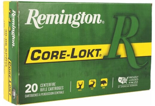 Picture of REMINGTON 30-06 180GR CORE-LOKT PSP 20RD 10BX/CS 27828