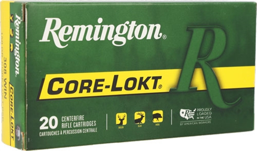 Picture of REMINGTON 308 WIN 150GR CORE-LOKT PSP 20RD 10BX/CS 27842