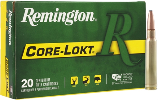 Picture of Remington Remington Core-Lokt Centerfire Rifle Ammo 338 Win. Mag. 225 gr. Core-Lokt PSP 20 rd. 22189