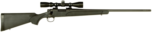 Picture of REMINGTON 700 ADL RIB 243 WIN 24IN BBL 3-9X40 MM SCOPE MATTE BLUE BLACK SYN STOCK 4RD 27093