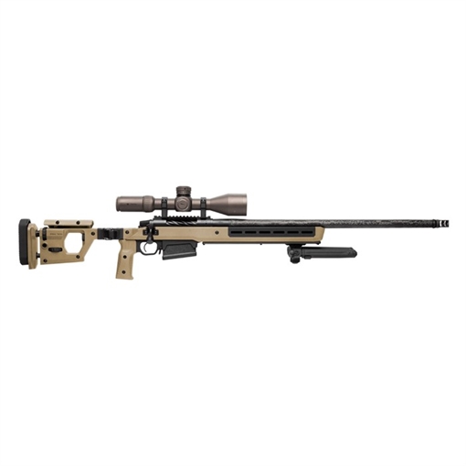Picture of Magpul Industries Pro 700L Chassis Folding Stock, Fits Remington 700 Long Action, Fits Most Long Action AICS Pattern Magazines, Fully Adjustable/Ambidextrous, Push Button Folding, Billet Aluminum/Magpul Polymer Material, Flat Dark Earth MAG1002-FDE