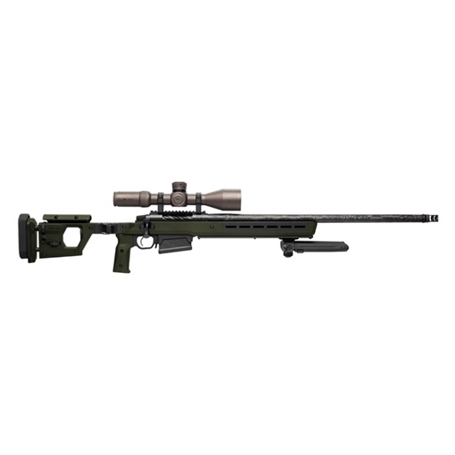 Picture of Magpul Industries Pro 700L Chassis Folding Stock, Fits Remington 700 Long Action, Fits Most Long Action AICS Pattern Magazines, Fully Adjustable/Ambidextrous, Push Button Folding, Billet Aluminum/Magpul Polymer Material, Olive Drab Green MAG1002-ODG