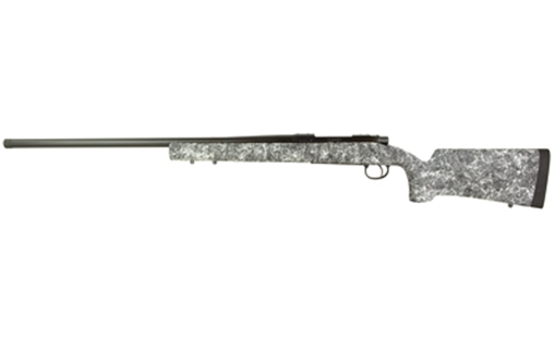Picture of Remington 700, Long Range, Bolt Action Rifle, 300 Winchester Magnum, 26" Threaded Barrel, Matte Finish, Black, Timney Impact700 Trigger, HS Precision Stock, Grey with Black & White Speckles, 3 Rounds, Right Hand R84176