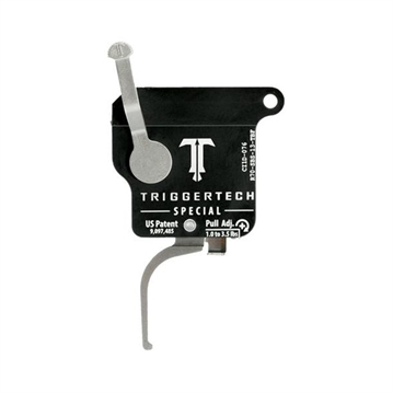 Picture of TriggerTech Trigger, 1.0-3.5LB Pull Weight, Fits Remington 700, Special Flat Trigger, Bolt Release Model, Right Hand, Adjustable, Stainless Finish, Includes Installation Tools, Instruction Book, & TriggerTech Patch R70-SBS-13-TBF