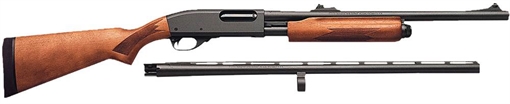 Picture of REMINGTON 870 EXPRESS SGP 20GA 26IN VT BBL BS AND 20IN RFLD BBL MATTE BLUE WOOD STOCK 4RD RC 1 2 25597