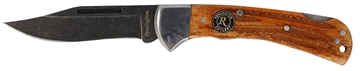 Picture of Remington Back Woods Lock Back 3.5" Folding Knife Clip Point Blade Brown Bone 0477000 15646