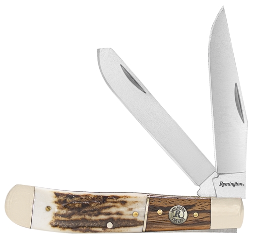 Picture of Remington Guide Trapper Folding Knife Multi Blade Brown 0477001 15652