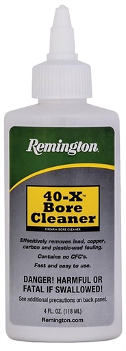 Picture of Remington Accessories 40-X Bore Cleaner Removes Carbon/Lead/Plastic Fouling/Powder 4 oz Squeeze Bottle 18397