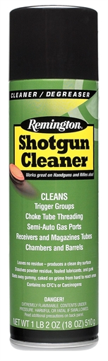 Picture of Remington Accessories Shotgun Cleaner Removes Carbon/Lead/Plastic Fouling/Powder 18 oz Aerosol 18472