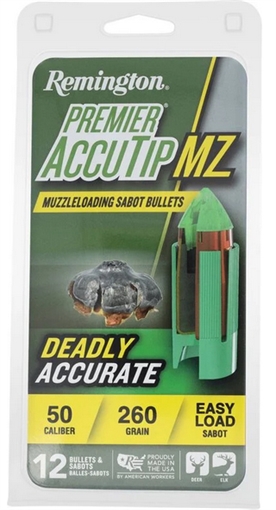 Picture of Remington Ammunition Premier AccuTip 50Cal 260gr Sabot Slug 12 Per Box/12 Case R20179